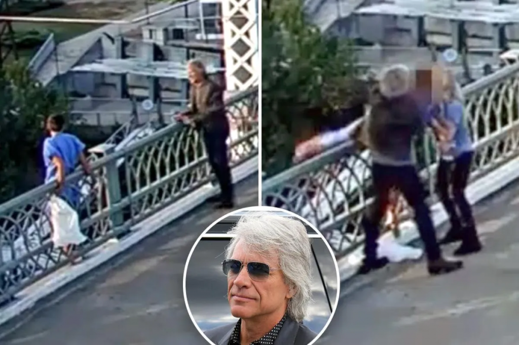 Bon Jovi salvó a una mujer que intentó tirarse de un puente